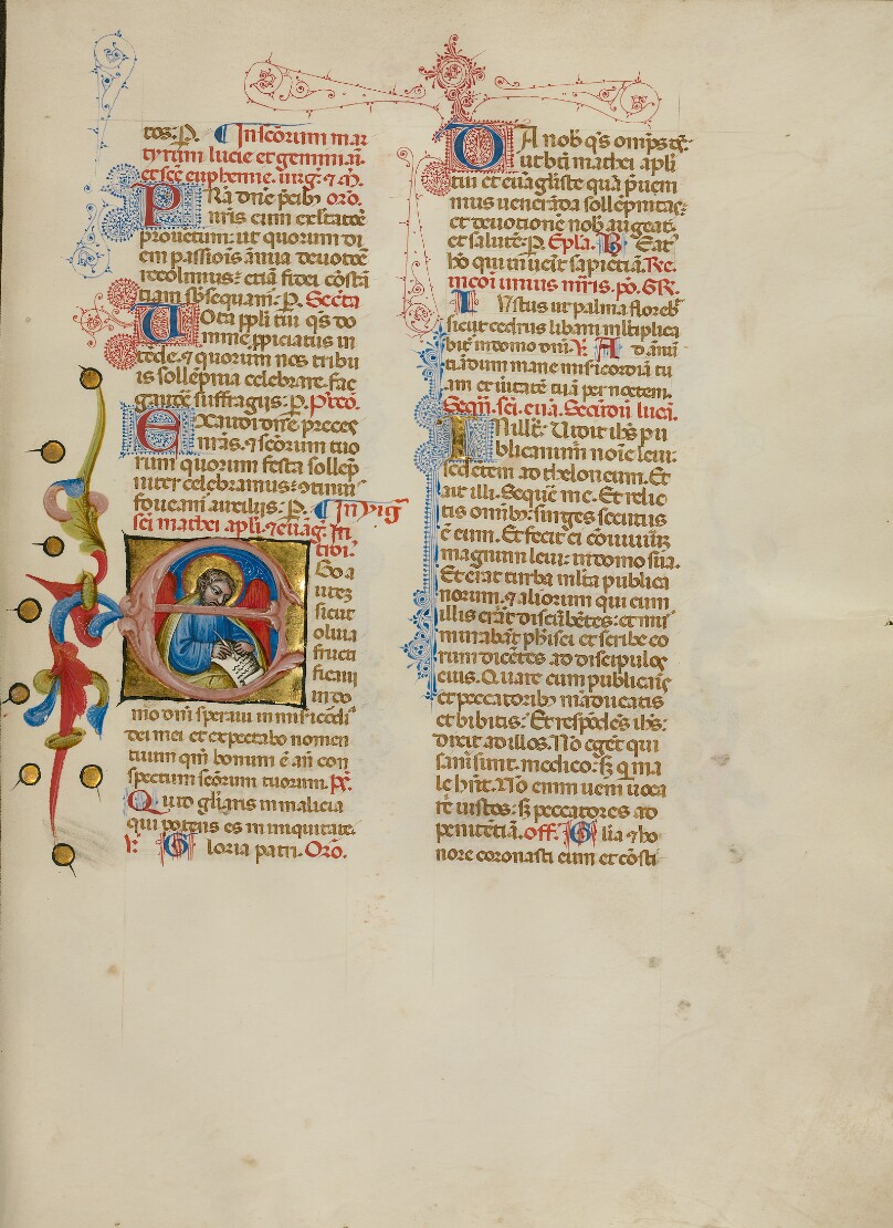 Initial E: Saint Matthew