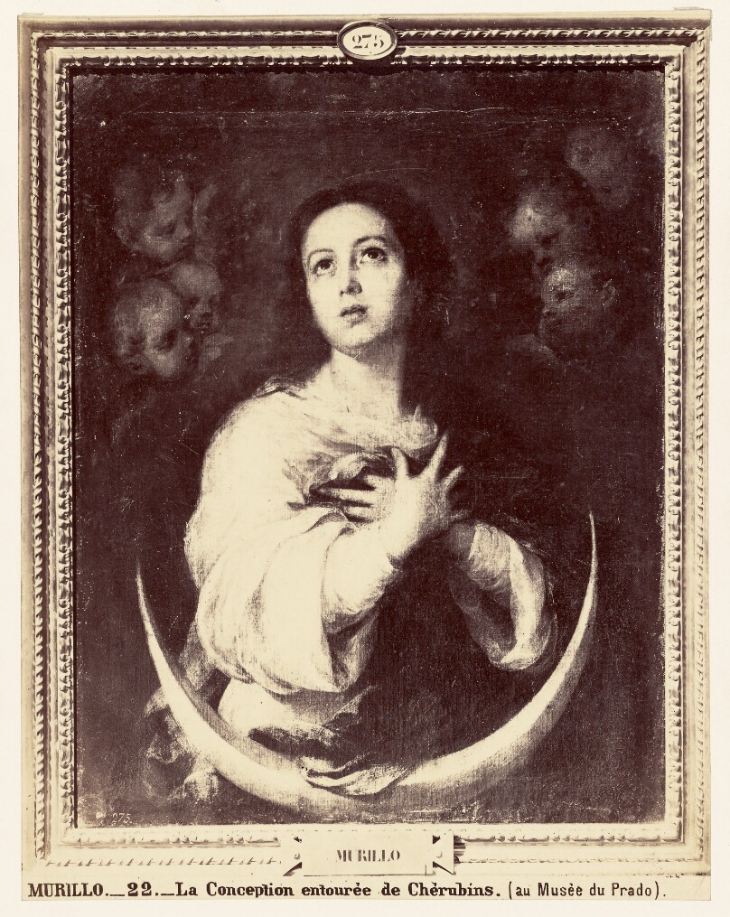 Murillo: La Conception entouree de Cherubins. (au Musee du Prado)