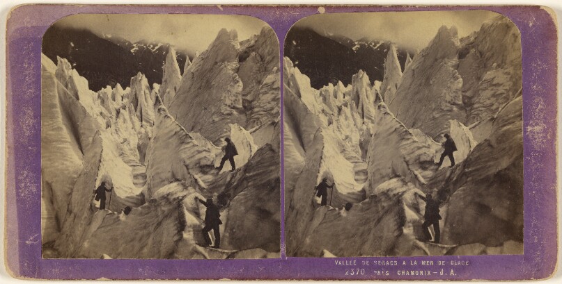 Vallée du Sérac à la mer de Glace, près de Chamonix