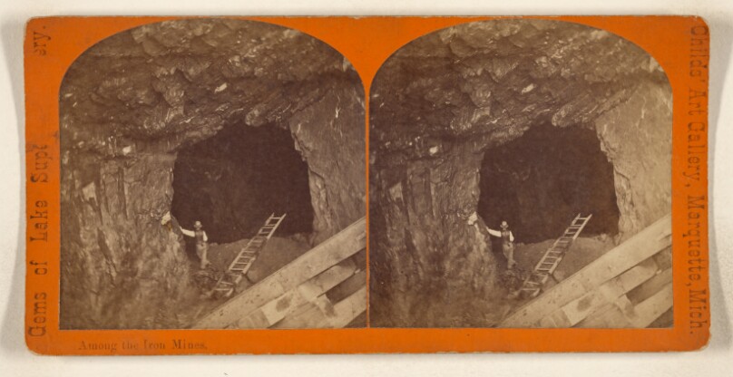 Among the Iron Mines. [Marquette, Michigan]