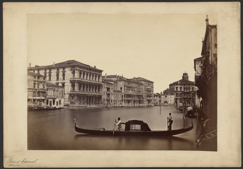 Canal Grande dalla Corte del Duca (S. Samuele)