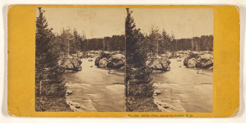 Berlin Falls, above the Bridge, N.H.