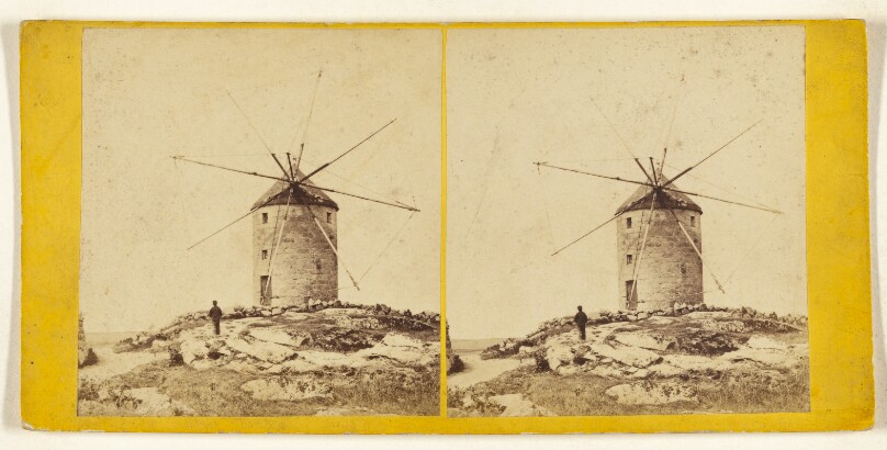 Windmill, on Buzza Hill, St. Mary's, Scilly Isles.