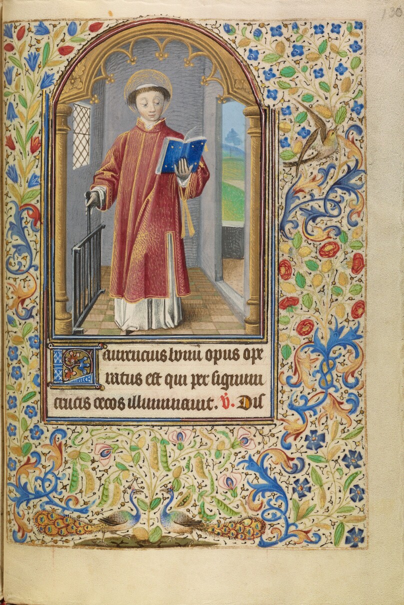 Saint Lawrence with a Book and a Gridiron
