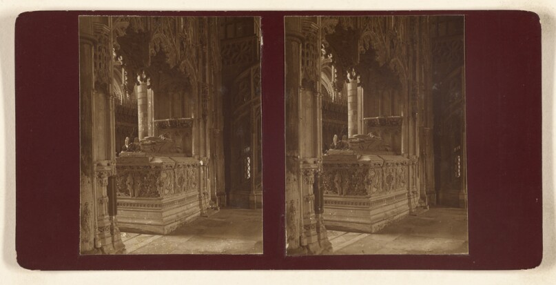 [Crypt, interior of a church]