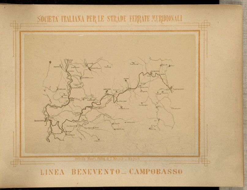[Map of train route]