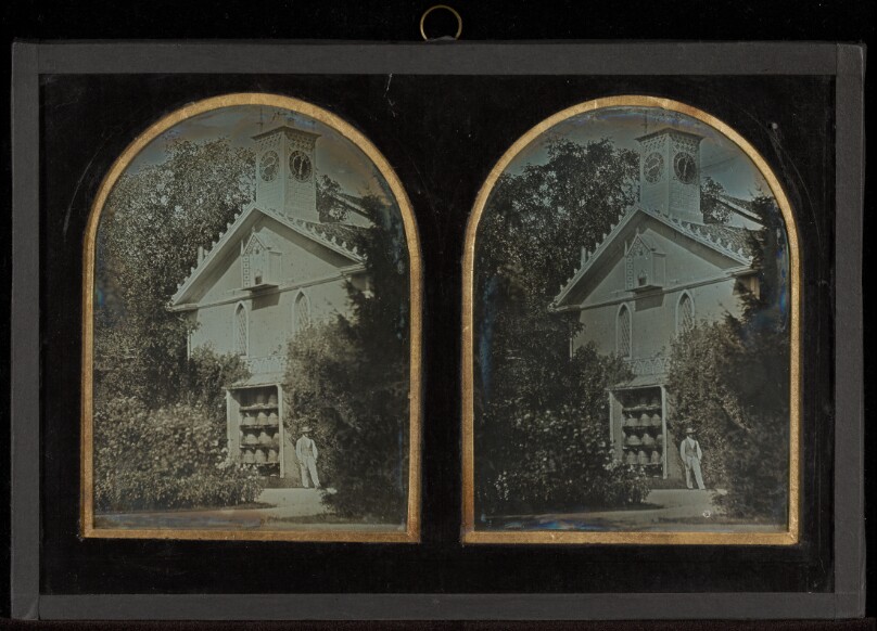 [Clock Tower House with Apiary]
