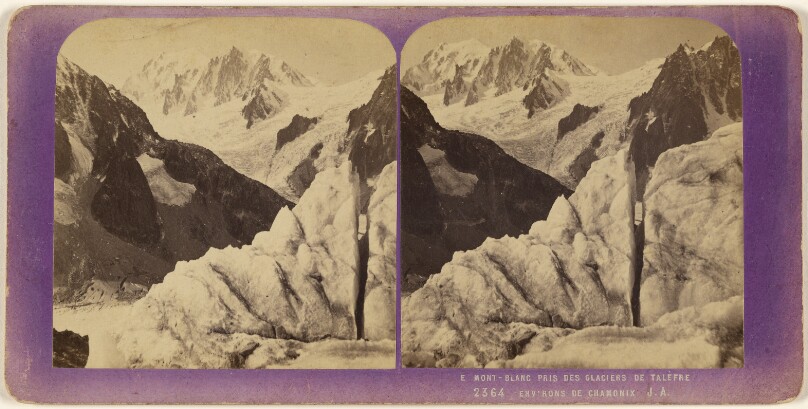 Le Mont-Blanc pris des glaciers de Talèfre, environs de Chamonix