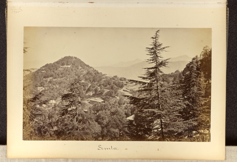 Simla; View From the Church, Looking towards the Snowy Range, Slightly Differing