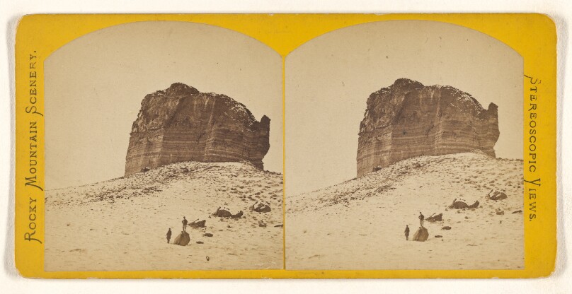 Teapot Rock, (Distant), Green River [Bitter Creek, Union Pacific R.R.]