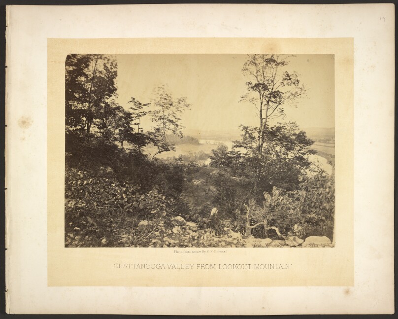 Chattanooga Valley from Lookout Mountain