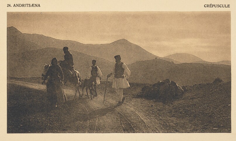 Andritsæna. Crépuscule