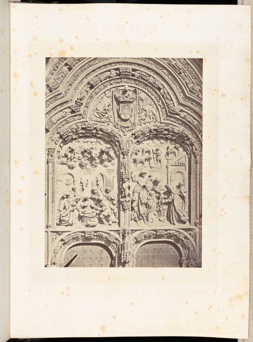 Detail of the Cathedral facade (Detalle de la fachada de la Catedral)