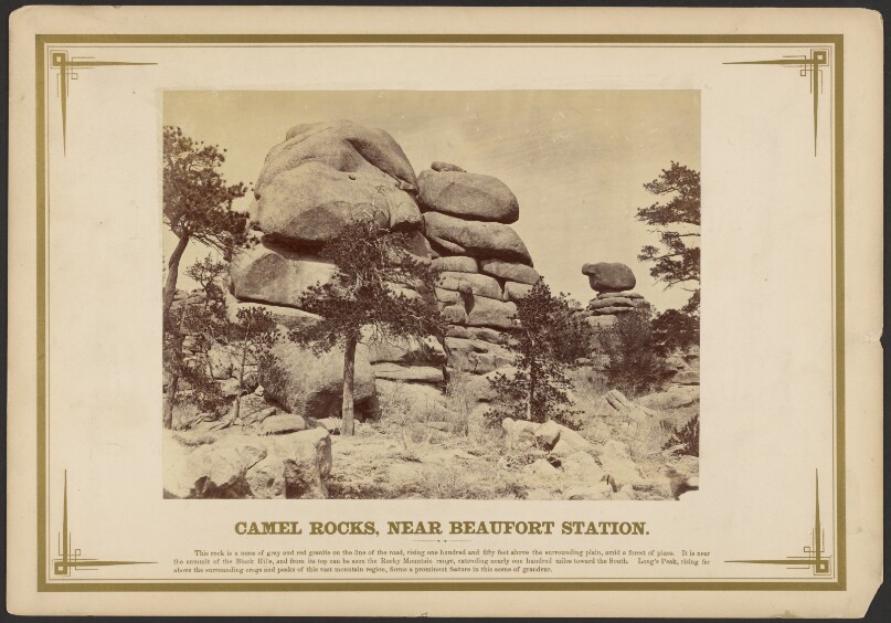 Camel Rocks, Near Beaufort Station. [Wyoming].