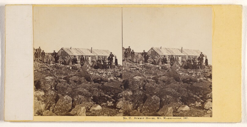 Summit House, Mt. Washington, 1861.
