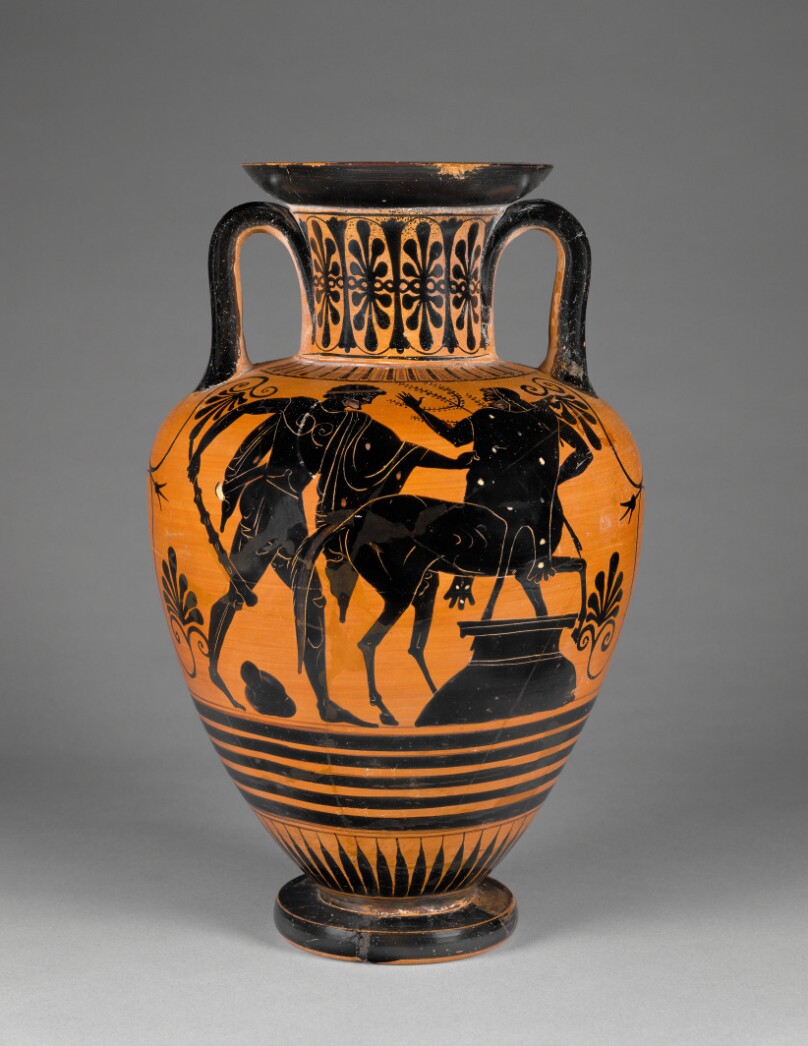 Attic Black-Figure Neck Amphora