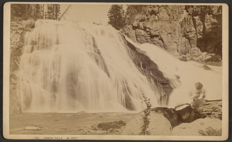 Gibbon Falls, 84 feet