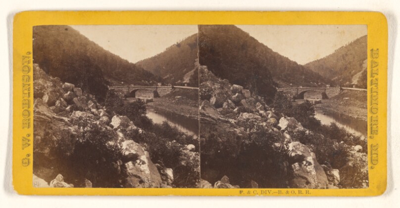 Wills Creek, P. & C.R.R. and Nat. Pike.