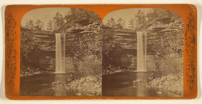 Upper Falls of Peterskill. [Lake Mohonk]