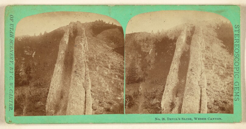 Devil's Slide, Weber Canyon. [Utah]