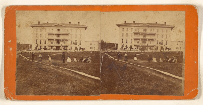 Croquet Party. [Crystal Springs, Yates County, New York]