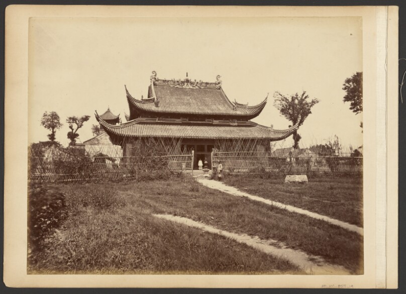[Fenced in temple]
