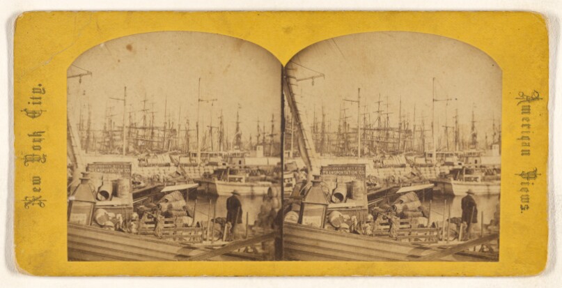 [Hudson River Docks, New York City]