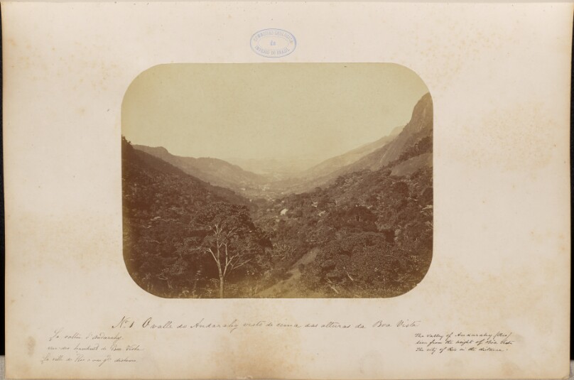 A valle do Andarahy visto de cima das alternas da Boa Vista