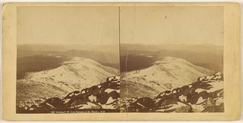 Looking S.W. from Summit of Mt. Wash'n, N.H.