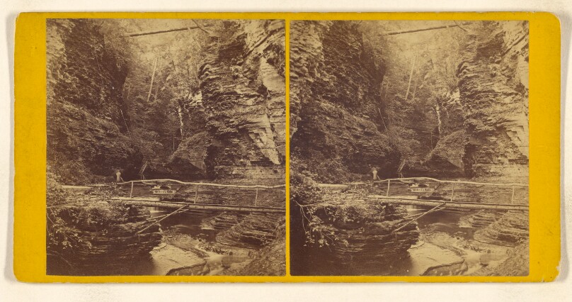Matchless Scene. [New York State Scenery. Freer's Glen, Watkins, Schuyler Co. Section Fourth - Glen of the Pools.]