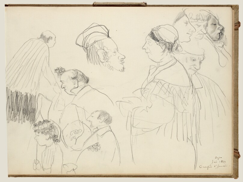 Sketches of Figures at a Funeral (95.GD.35.4)