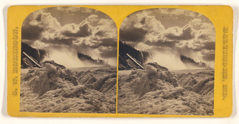 Winter Scene, Storm Clouds.