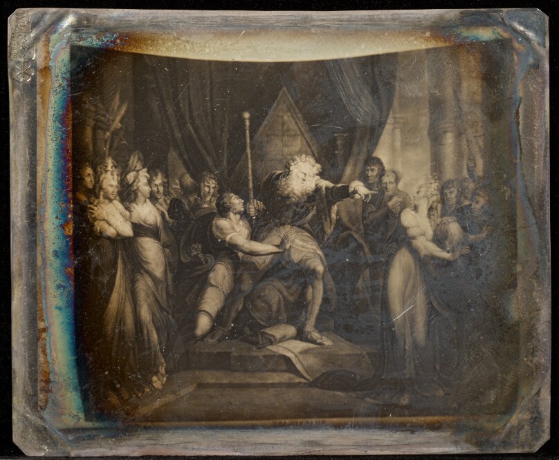 [Etching or lithograph of a scene from Shakespeare's "King Lear"]