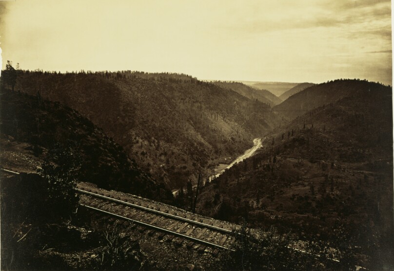 [The Cañon of the American River, C.P.R.R.]