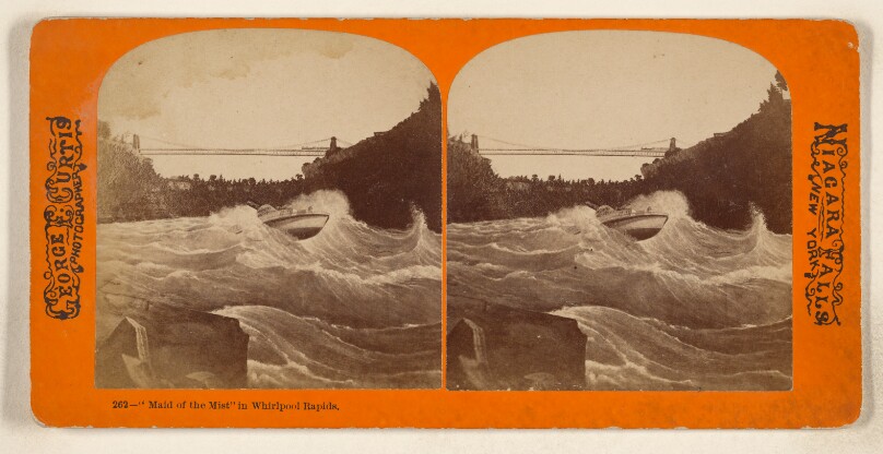 "Maid of the Mist" in Whirlpool Rapids. [Niagara Falls, New York]
