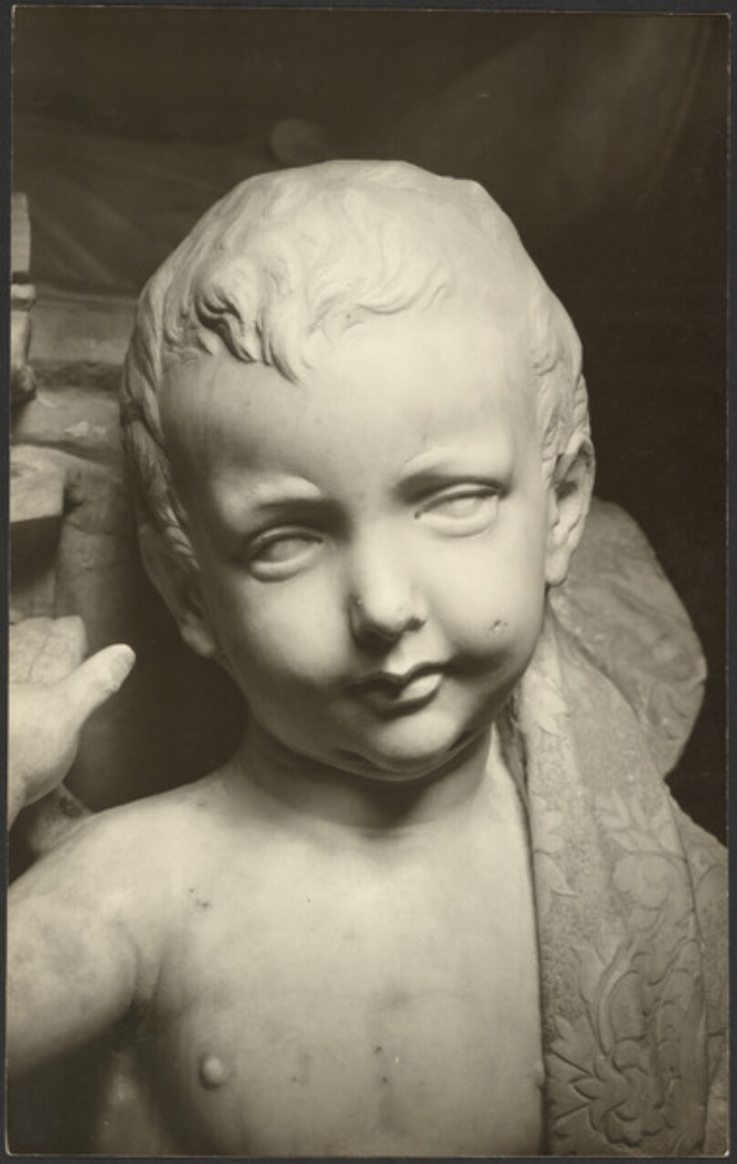 Putto, by an assistant of Antonio Rossellino.