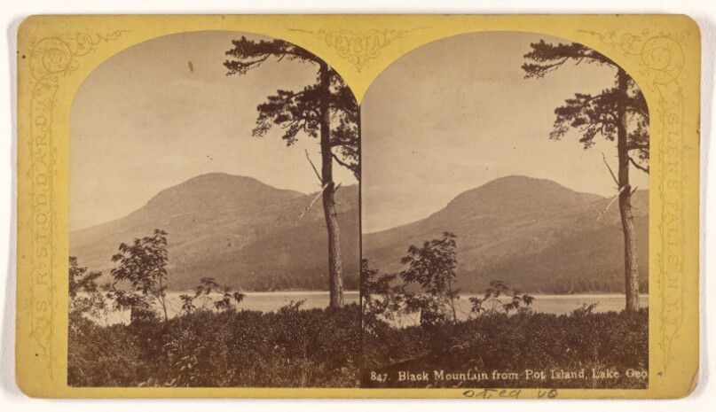 Black Mountain from Pot Island, Lake George.