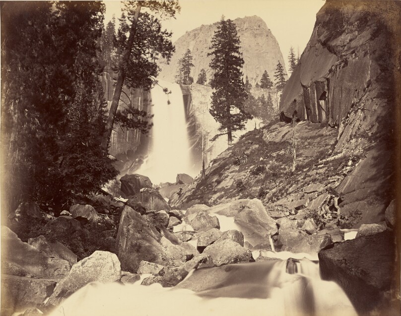 [Vernal Fall 300 feet] / [Piwyac, Vernal Fall, 300 ft., Yosemite]