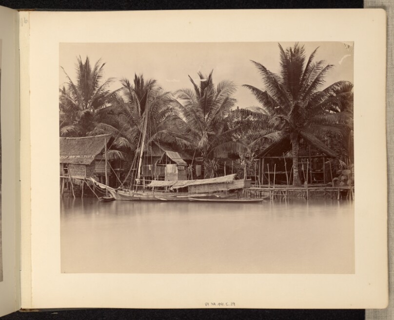 [River Dwellings and Boats]