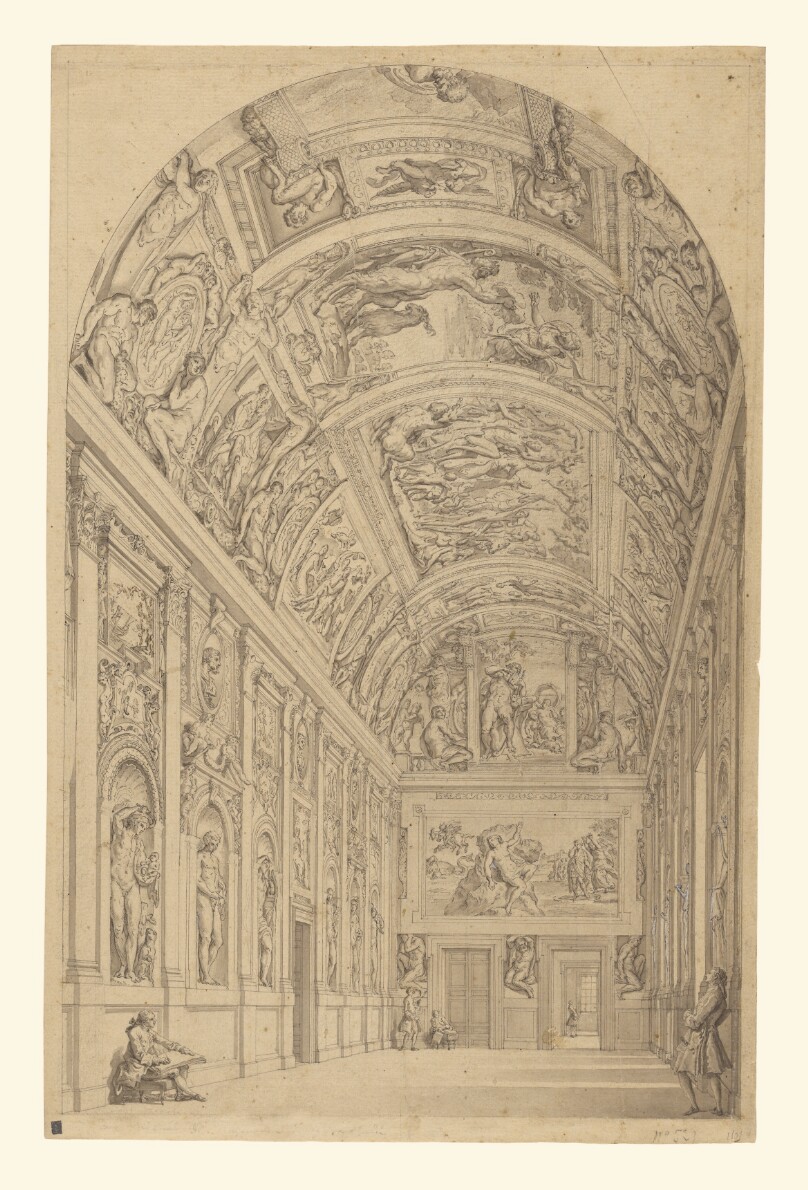 View of the Farnese Gallery, Rome