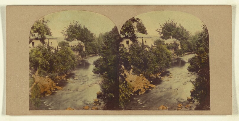 View in the Dargle, county Wicklow, Ireland.