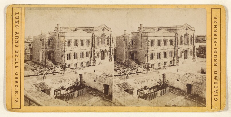 Gerusalemme (Palestina) Tempio dei Protestanti.