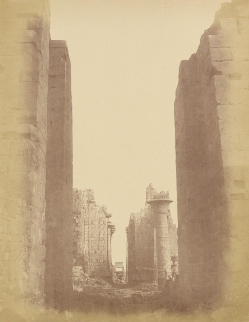 [Karnak, View through the Hypostyle Room]