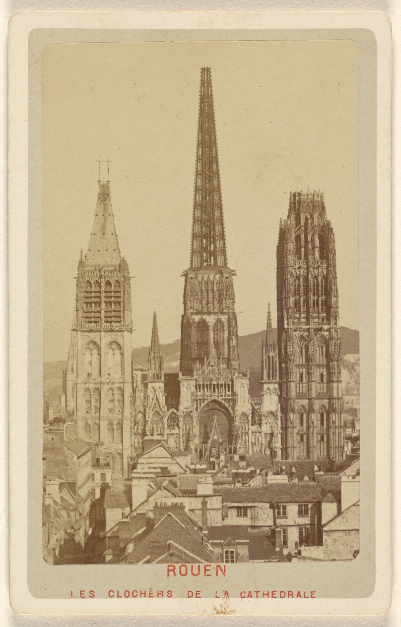 Rouen. Les Clochers de la Cathedrale.