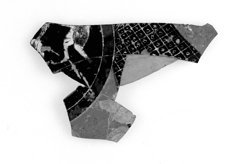 Attic Panathenaic Amphora Fragment (comprised of 5 Joined Fragments)