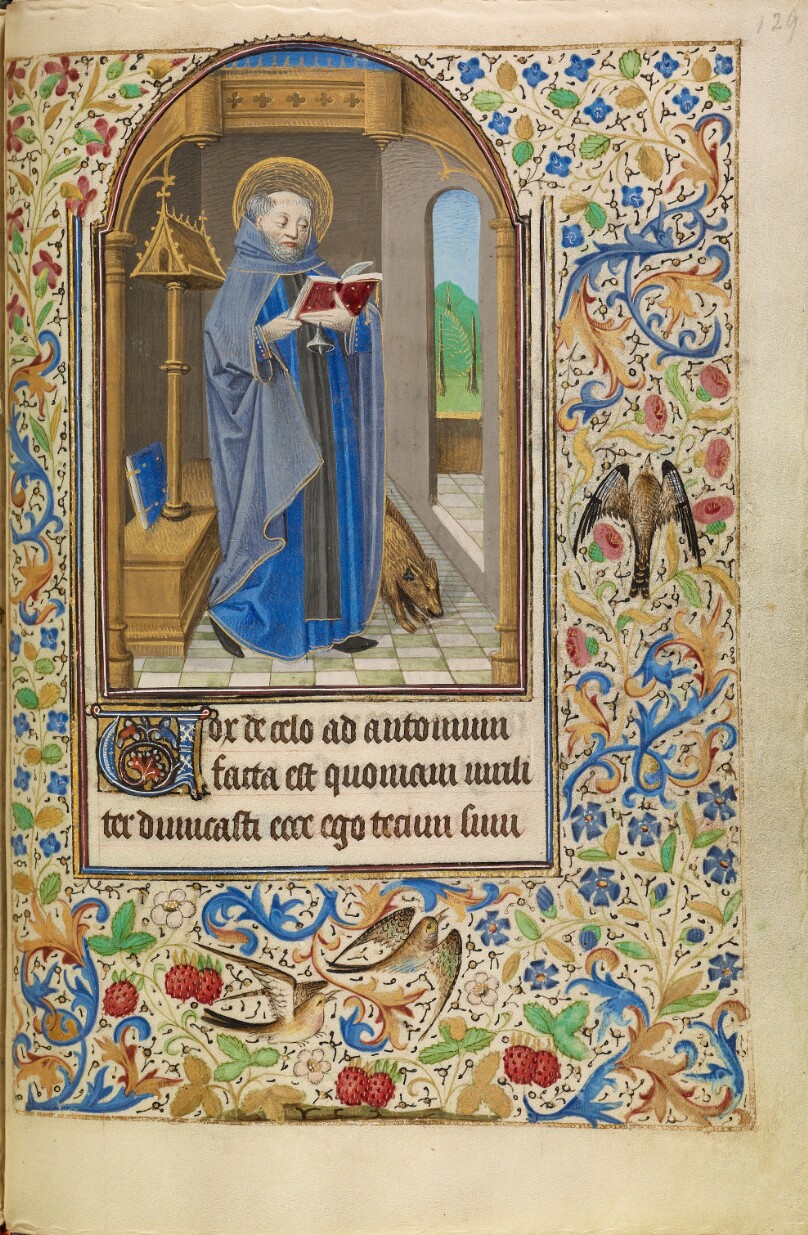 Saint Anthony with Bells and a Pig