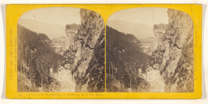 La Vallee de Domleschg, de la Via Mala.