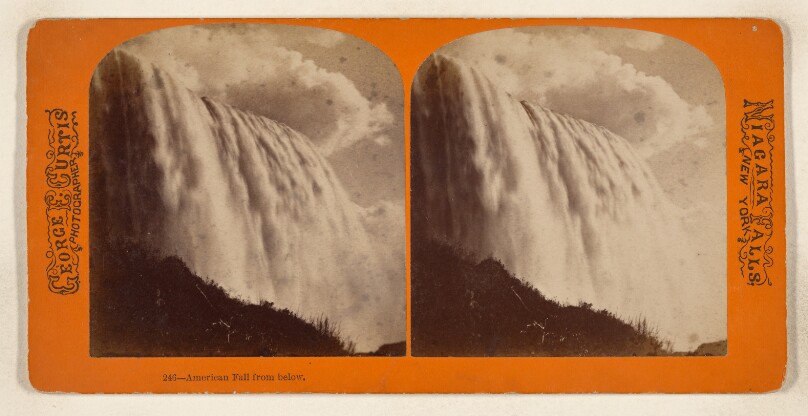 American Fall from below. [Niagara Falls]