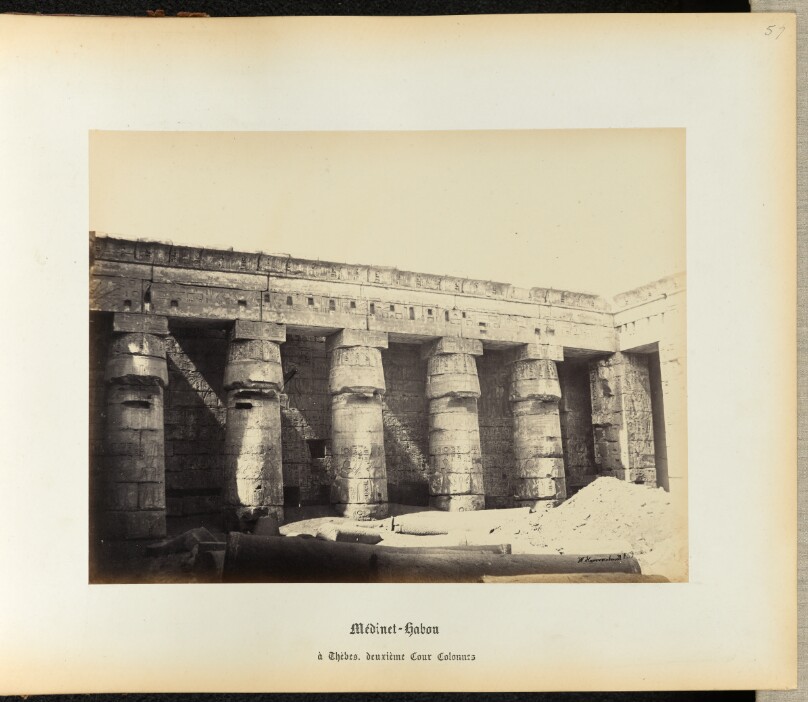 [Medinet Habu, second court]