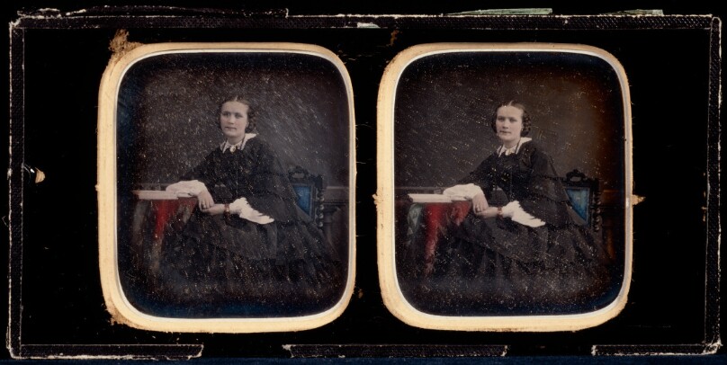 [Portrait of a Woman at a Table]